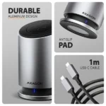 Axagon HMC-WL9 USB-C 10 Gbps 9in1 hub vezeték nélküli töltéssel - Image 6