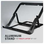 AXAGON STND-LAB stand for laptops and tablets Black - Image 9
