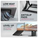 AXAGON STND-LAB stand for laptops and tablets Black - Image 10