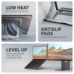 AXAGON STND-LAG stand for laptops and tablets Grey - Image 9
