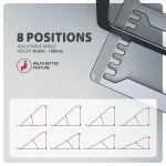 AXAGON STND-LAG stand for laptops and tablets Grey - Image 10