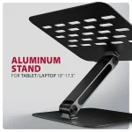 AXAGON STND-LQB stand for notebooks and tablets Black - Image 9