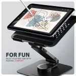 AXAGON STND-LRB stand with 360° rotation for laptops and tablets Black - Image 16