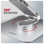 AXAGON STND-LR Alumínium állvány 360°-os forgatással 17,3" laptopokhoz Állítható magasság és szög - Image 12