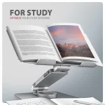 AXAGON STND-LR Alumínium állvány 360°-os forgatással 17,3" laptopokhoz Állítható magasság és szög - Image 17