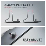 AXAGON STND-VG vertical stand for laptops and tablets Grey - Image 9