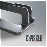 AXAGON STND-VG vertical stand for laptops and tablets Grey - Image 11