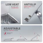 AXAGON STND-LQ Alumínium HQ állvány 16"  laptopokhoz Állítható magasság és szög - Image 9