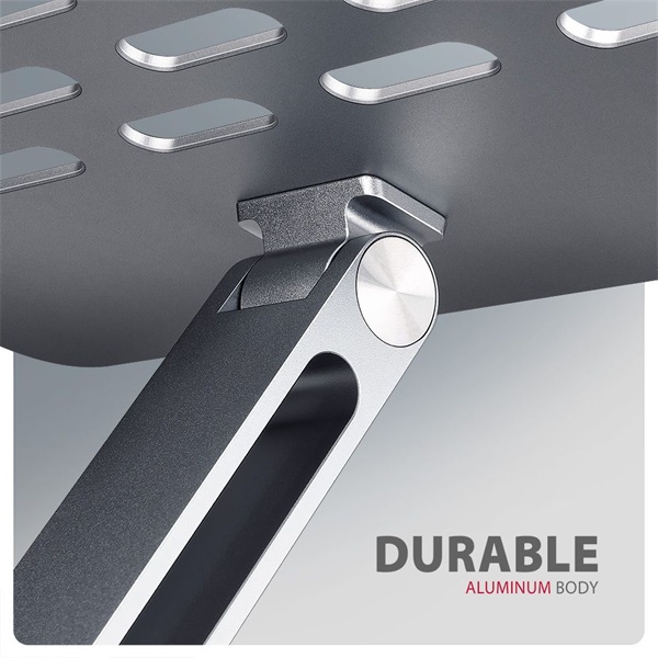 AXAGON STND-LQ Alumínium HQ állvány 16"  laptopokhoz Állítható magasság és szög - Image 14