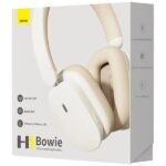 Baseus Bowie H1 ANC Bluetooth fehér fejhallgató - Image 4
