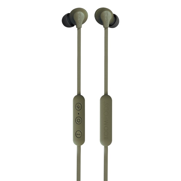 Boompods Sportline katonai zöld vezeték nélküli bluetooth fülhallgató - Image 1