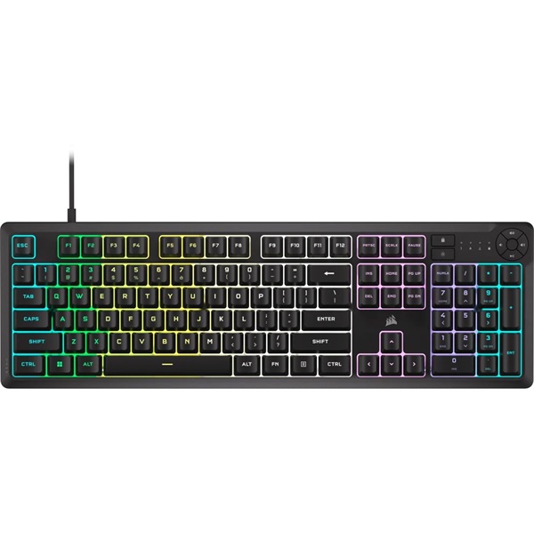 Corsair CH-9226F65-NA 4in1 vezetékes fekete gamer billentyűzet + egér + fejhallgató + egérpad - Image 2