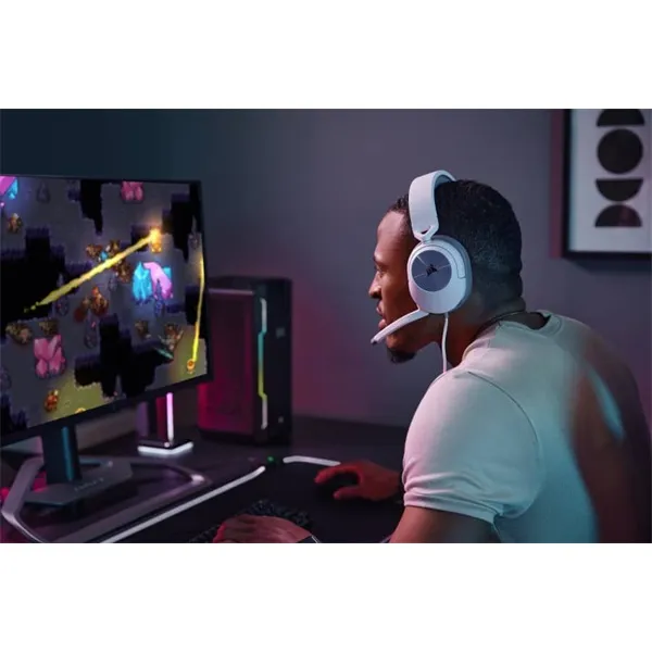 Corsair HS55 Surround fehér gamer headset - Image 6