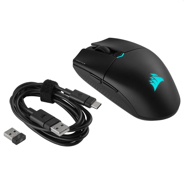 Corsair Katar Elite vezeték nélküli fekete gamer egér - Image 6