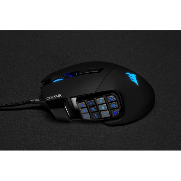 Corsair Scimitar Elite RGB Fekete 18000DPI Gamer egér - Image 11