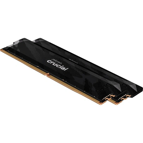 Crucial 64GB 6400MHz DDR-5 Pro (Kit! 2db 32GB) (CP2K32G64C40U5B) fekete memória