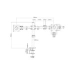 DIGITUS DA-90349 rögzítőelemes (VESA 75/100) fekete asztali TV konzol - Image 4