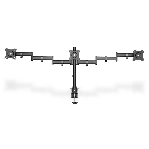 DIGITUS DA-90362 C-bilincses univerzális (VESA 75 / 100) 3-as fekete monitor tartó konzol - Image 1