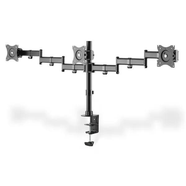 DIGITUS DA-90362 C-bilincses univerzális (VESA 75 / 100) 3-as fekete monitor tartó konzol - Image 3