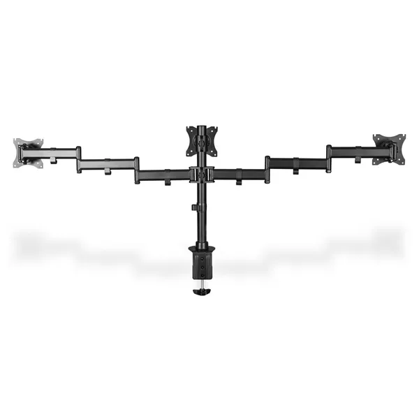 DIGITUS DA-90362 C-bilincses univerzális (VESA 75 / 100) 3-as fekete monitor tartó konzol - Image 6