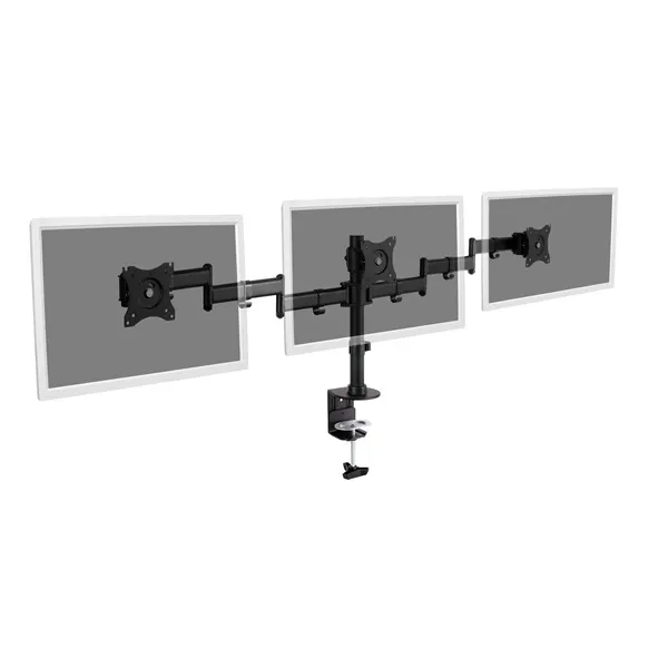 DIGITUS DA-90362 C-bilincses univerzális (VESA 75 / 100) 3-as fekete monitor tartó konzol - Image 7