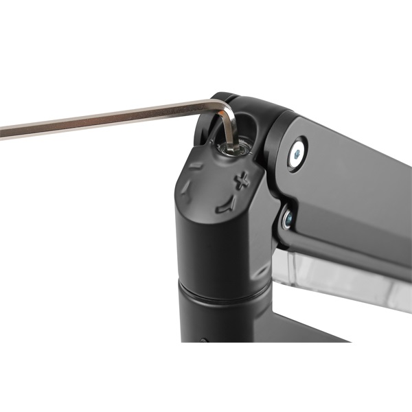 DIGITUS DA-90426 gázrugós rögzítőelemes (VESA 75/100) fekete asztali TV konzol - Image 8