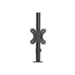 DIGITUS DA-90438 C-bilincses/gyűrűs univerzális (VESA 75/100) 2-es fekete függőleges monitor tartó állvány - Image 3