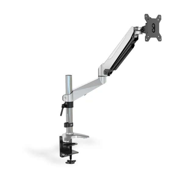 DIGITUS gázrugós C-bilincses univerzális (VESA 75/100) 1-es ezüst monitor tartó konzol