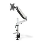 DIGITUS gázrugós C-bilincses univerzális (VESA 75/100) 1-es ezüst monitor tartó konzol - Image 6