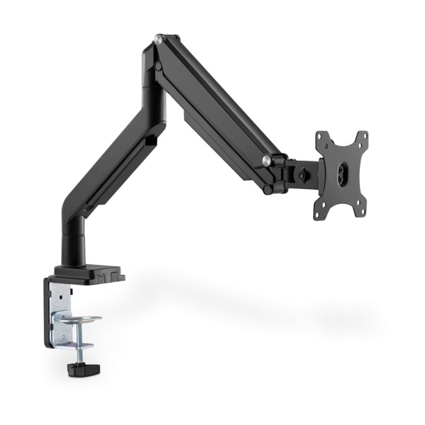 DIGITUS gázrugós C-bilincses univerzális (VESA 75/100) 1-es fekete monitor tartó konzol