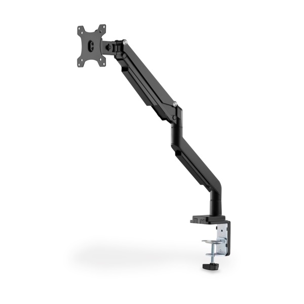 DIGITUS gázrugós C-bilincses univerzális (VESA 75/100) 1-es fekete monitor tartó konzol - Image 3