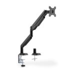 DIGITUS gázrugós C-bilincses univerzális (VESA 75/100) 1-es fekete monitor tartó konzol - Image 5