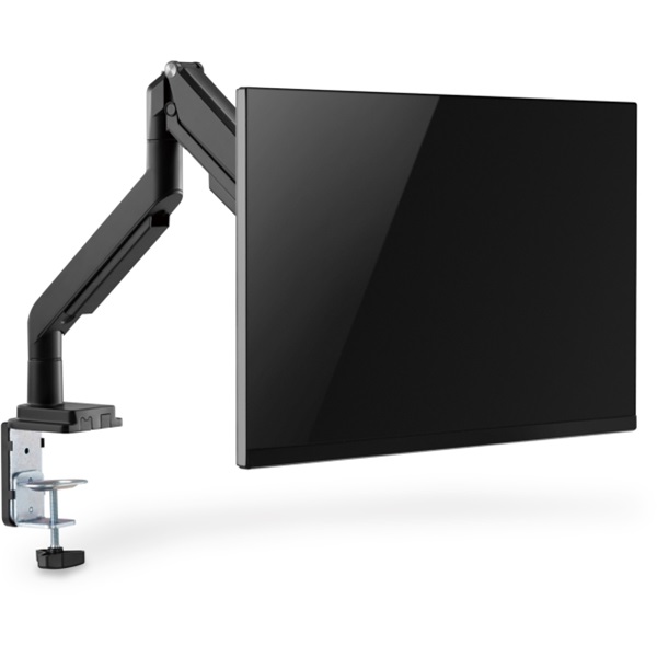 DIGITUS gázrugós C-bilincses univerzális (VESA 75/100) 1-es fekete monitor tartó konzol - Image 7