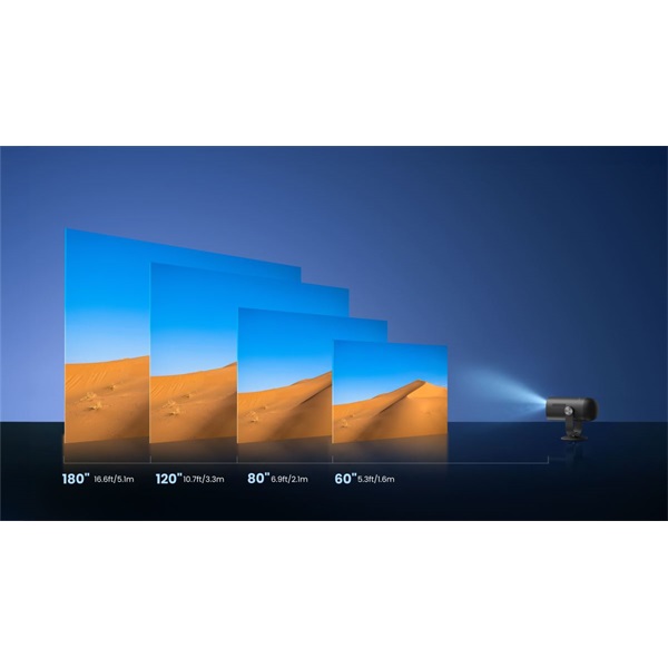 Dangbei Freedo Full HD 450L Google TV fekete hordozható projektor - Image 7