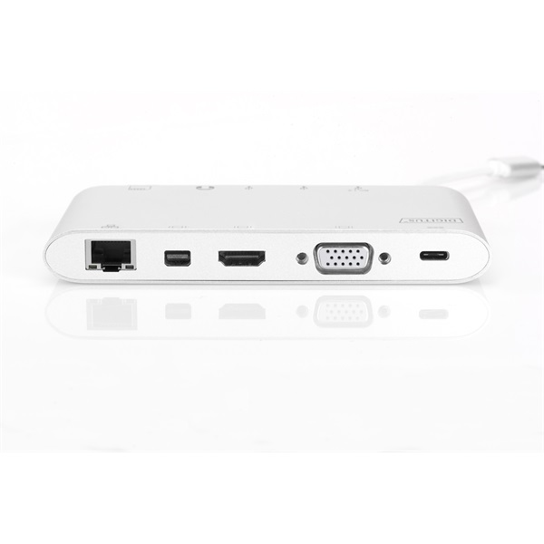 DIGITUS DA-70861 USB-C 11 portos univerzális notebook dokkoló állomás - Image 7
