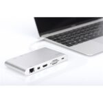 DIGITUS DA-70861 USB-C 11 portos univerzális notebook dokkoló állomás - Image 9