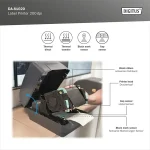 DIGITUS DA-81020 200dpi USB/RS232/LAN vonalkódnyomtató - Image 7