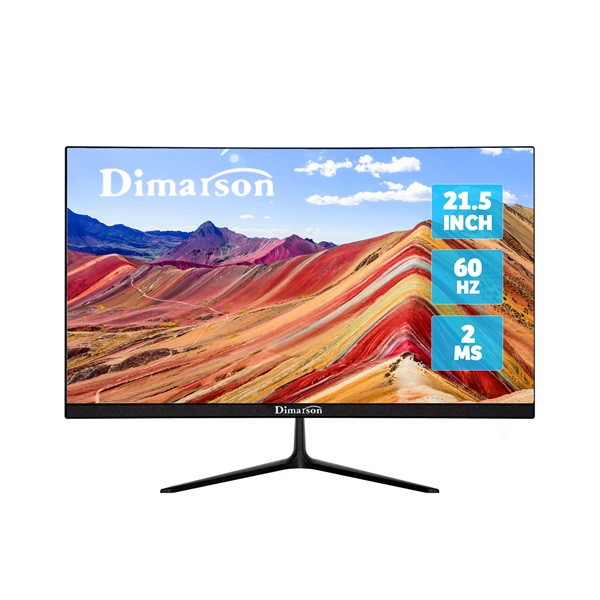 Dimarson 21,5" DM-N22 Ultra Slim FHD VGA/HDMI fekete monitor - Image 1