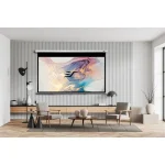 EliteScreens M85XWS1 85" (1:1) 152x152cm manuális fali vetítővászon - Image 2