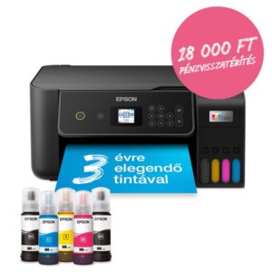 Epson EcoTank L3280 színes nyomtató MFP, WiFi/USB, 8100/6500 oldal tinta a dobozban