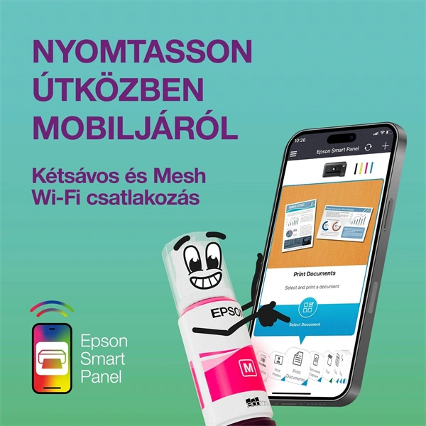 Epson EcoTank L4360 (A4, 33 lap/perc, duplex, USB/Wifi/Wifi Direct) színes tintasugaras multifunkciós nyomtató - Image 8