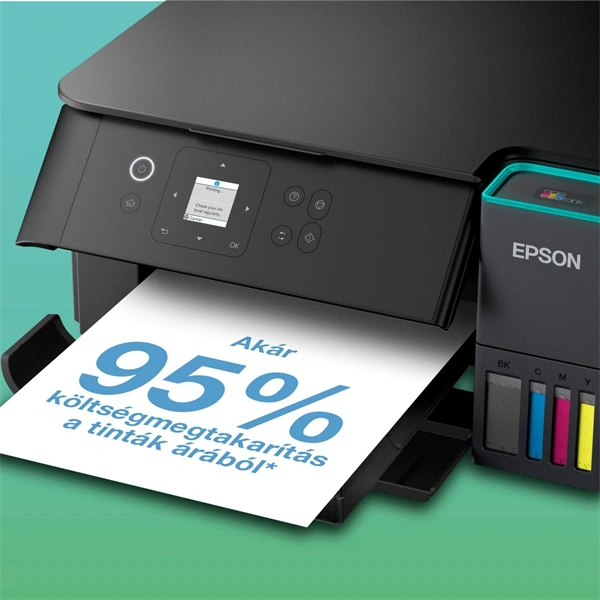 Epson EcoTank L4360 (A4, 33 lap/perc, duplex, USB/Wifi/Wifi Direct) színes tintasugaras multifunkciós nyomtató - Image 10