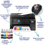 Epson EcoTank L5590 színes nyomtató MFP, WiFi/LAN 6600/5900 oldal tinta a dobozban - Image 3