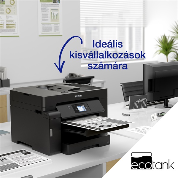Epson EcoTank M15140 A3 mono nyomató MFP, Duplex, WiFi/USB/LAN, 4500 oldal tinta a dobozban - Image 12