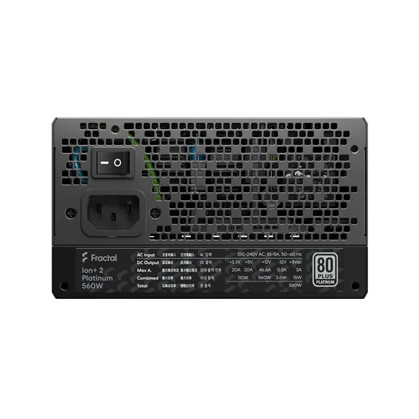 Fractal Design Ion+ 2 550W (560W) 80+ Platinum ventillátorral moduláris dobozos tápegység - Image 7