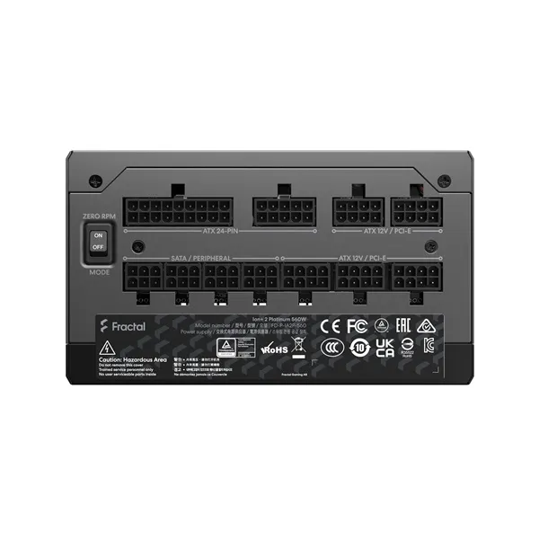 Fractal Design Ion+ 2 550W (560W) 80+ Platinum ventillátorral moduláris dobozos tápegység - Image 12