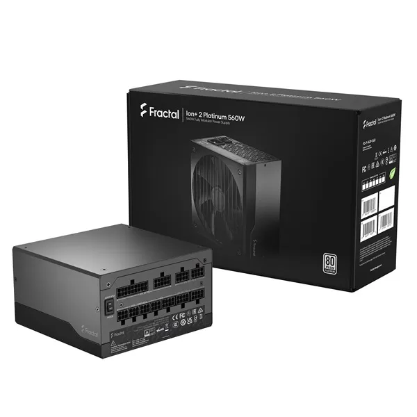 Fractal Design Ion+ 2 550W (560W) 80+ Platinum ventillátorral moduláris dobozos tápegység - Image 16