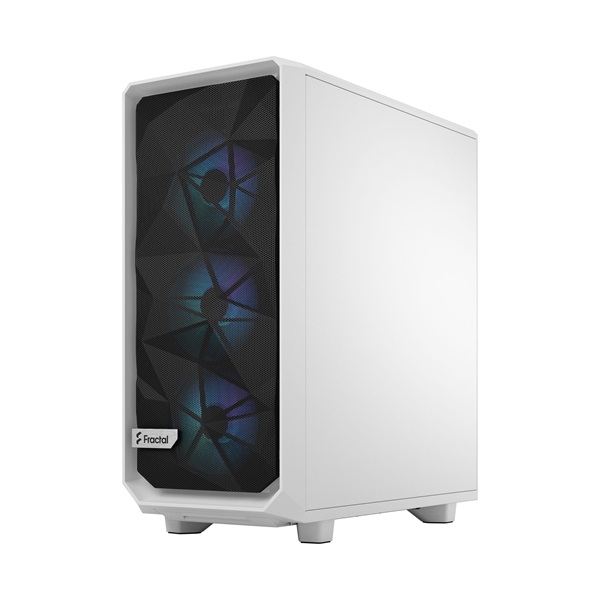 Fractal Design Meshify 2 Compact RGB fehér (táp nélküli) ablakos ATX ház - Image 10