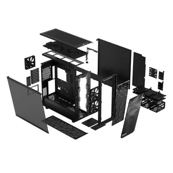 Fractal Design Meshify 2 XL Fekete világos ablakos (Táp nélküli) E-ATX ház - Image 23