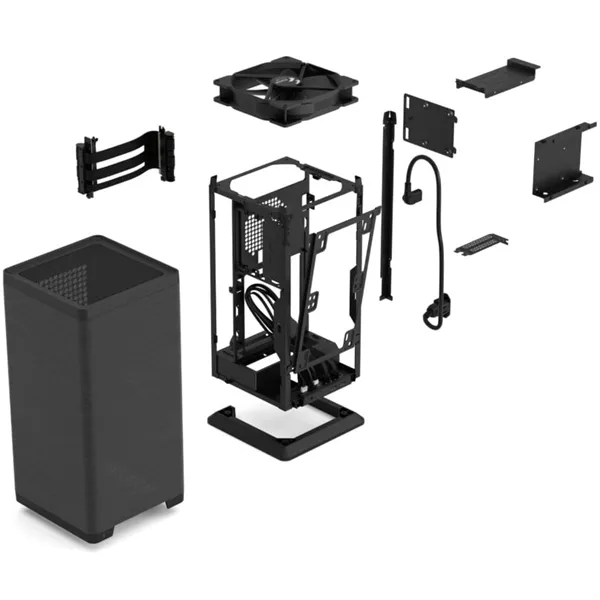 Fractal Design Mood fekete (táp nélküli) m-ITX ház - Image 14